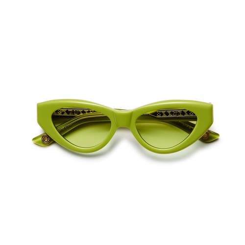Vada Catfish Sunglasses In Green