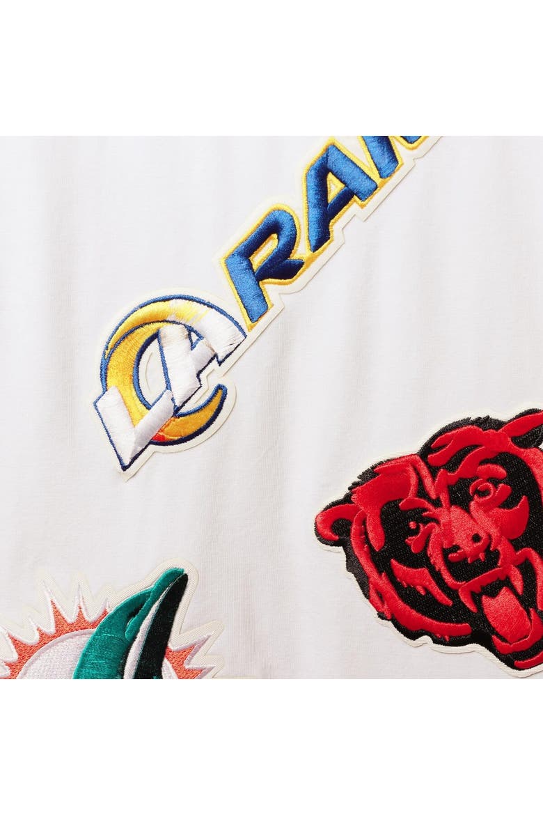 Men's Pro Standard White NFL League Wordmark T-Shirt, Alternate, color, White