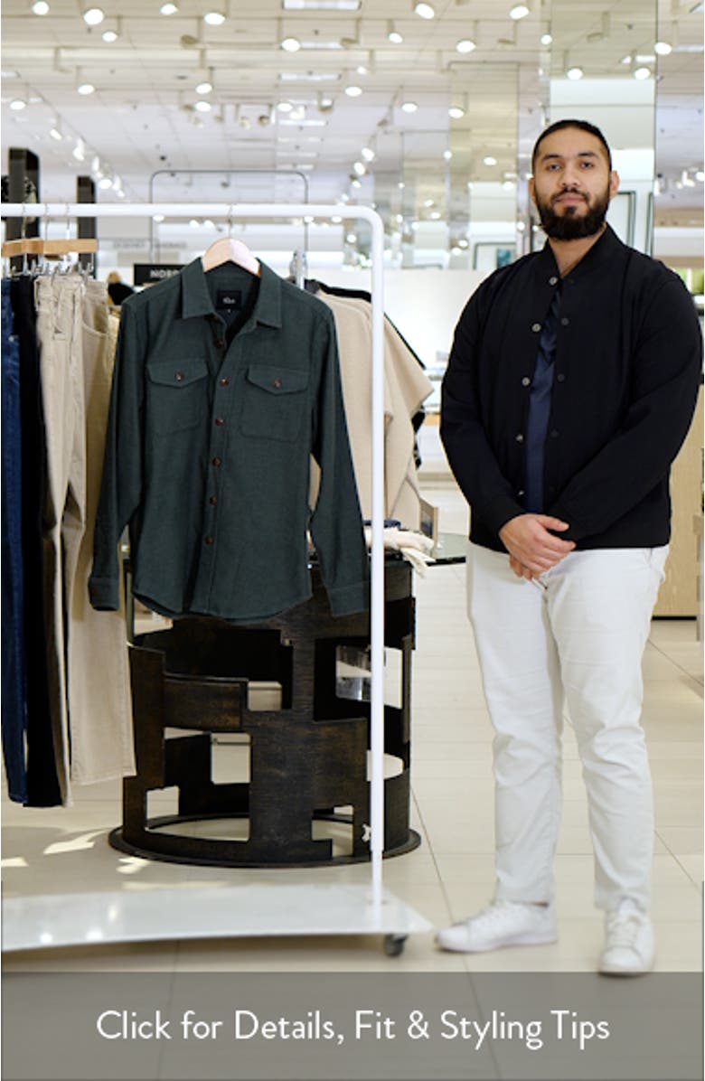 Burr Cotton Dobby Shirt Jacket, sales video thumbnail