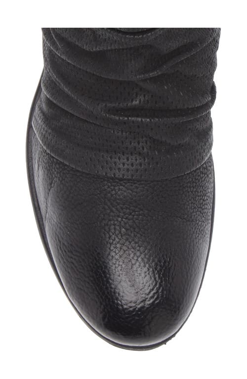 Miz Mooz Sallie Scrunch Leather Boot In Multi