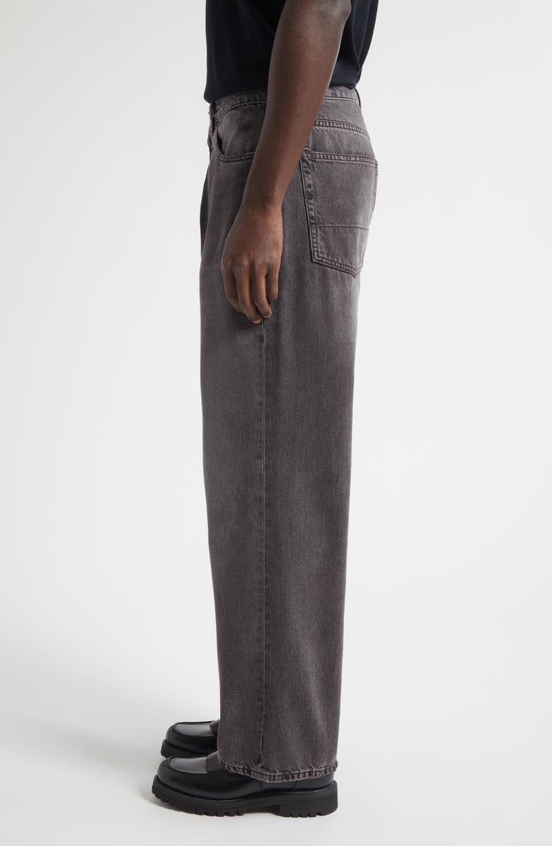 OUR LEGACY Third Cut Ripped Wide Straight Leg Jeans, Alternate, color, Highway Coffee