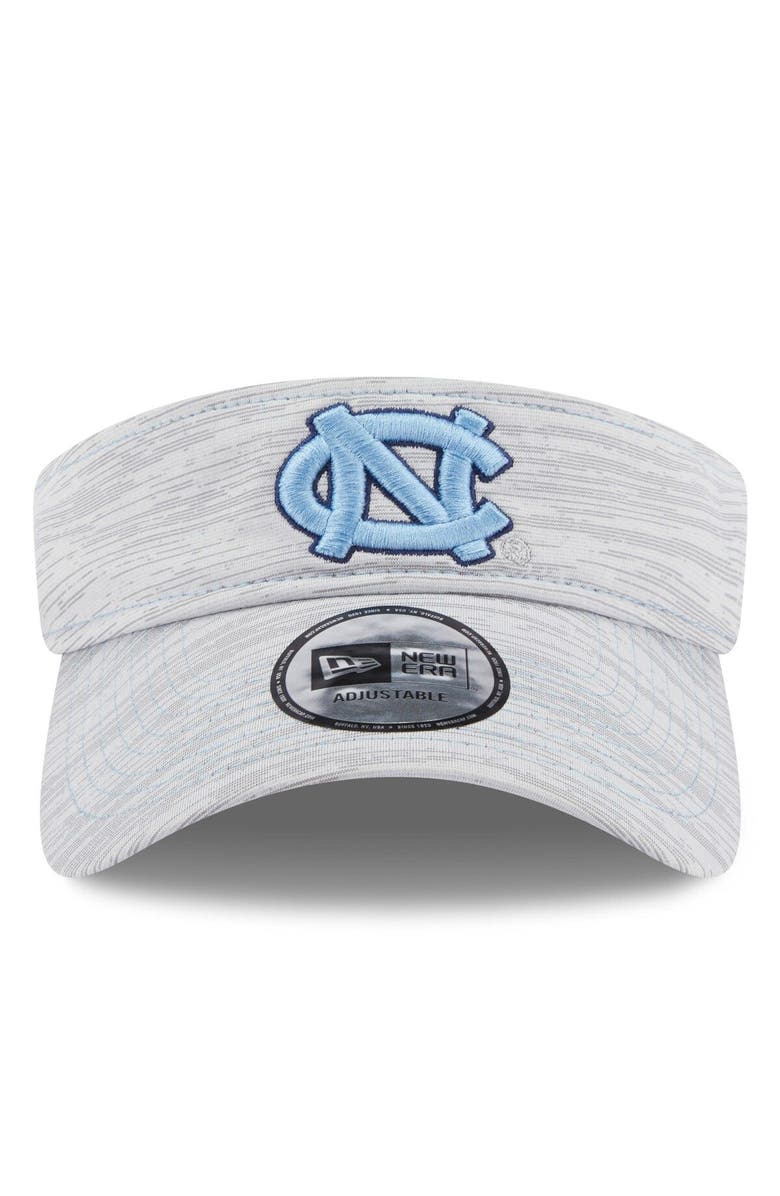 New Era Men's New Era Gray North Carolina Tar Heels Logo Adjustable Visor, Alternate, color, 