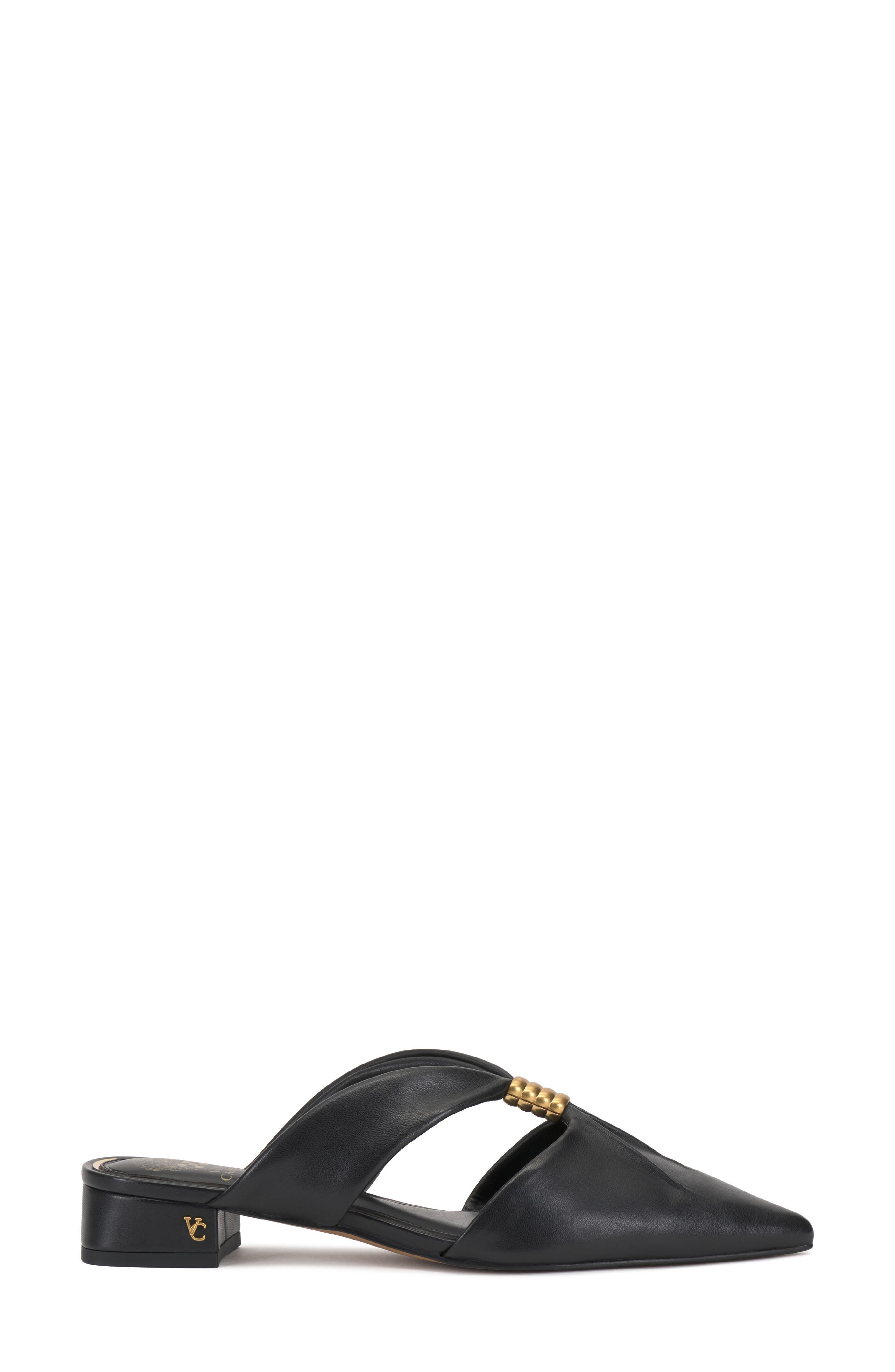 Vince Camuto Vanika Pointed Toe Mule, Alternate, color, Black