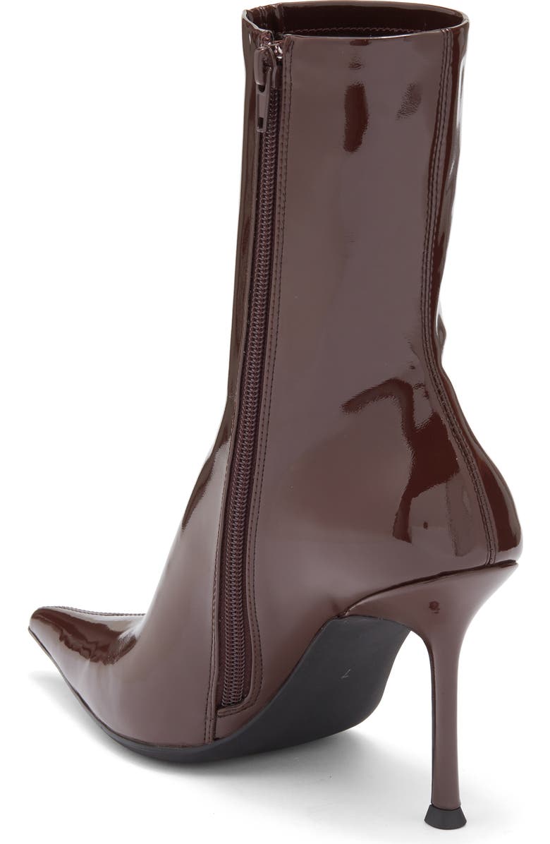 Jeffrey Campbell Daring Stiletto Bootie, Alternate, color, Coffee Patent