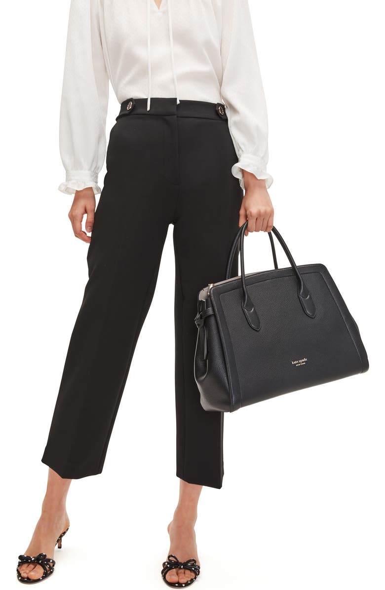 Kate Spade New York knott xl leather satchel, Alternate, color,