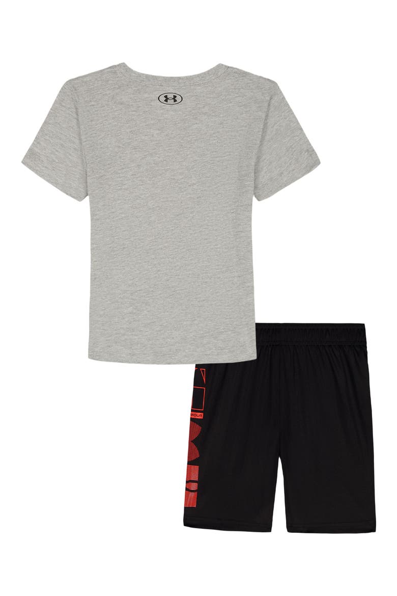 Kids' Tech Decon Graphic T-Shirt & Shorts Set, Alternate, color, MOD GRAY