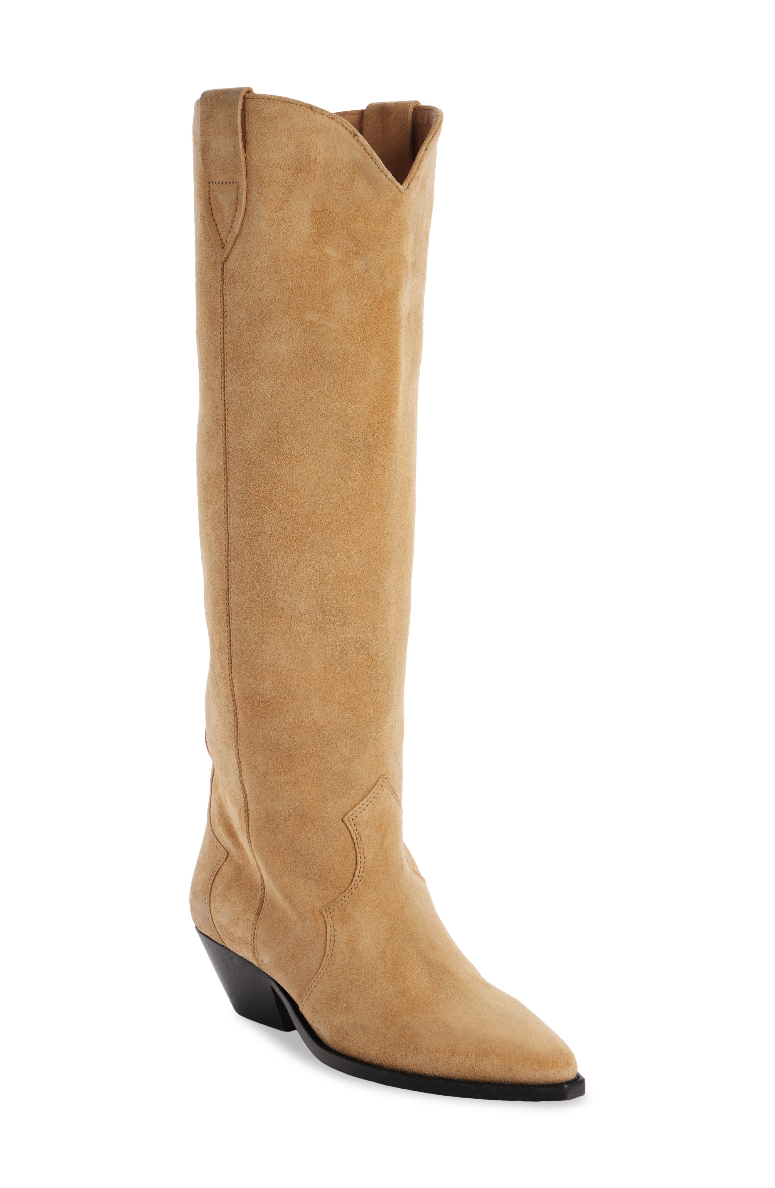 Isabel Marant Denvee Tall Western Boot, Main, color, 