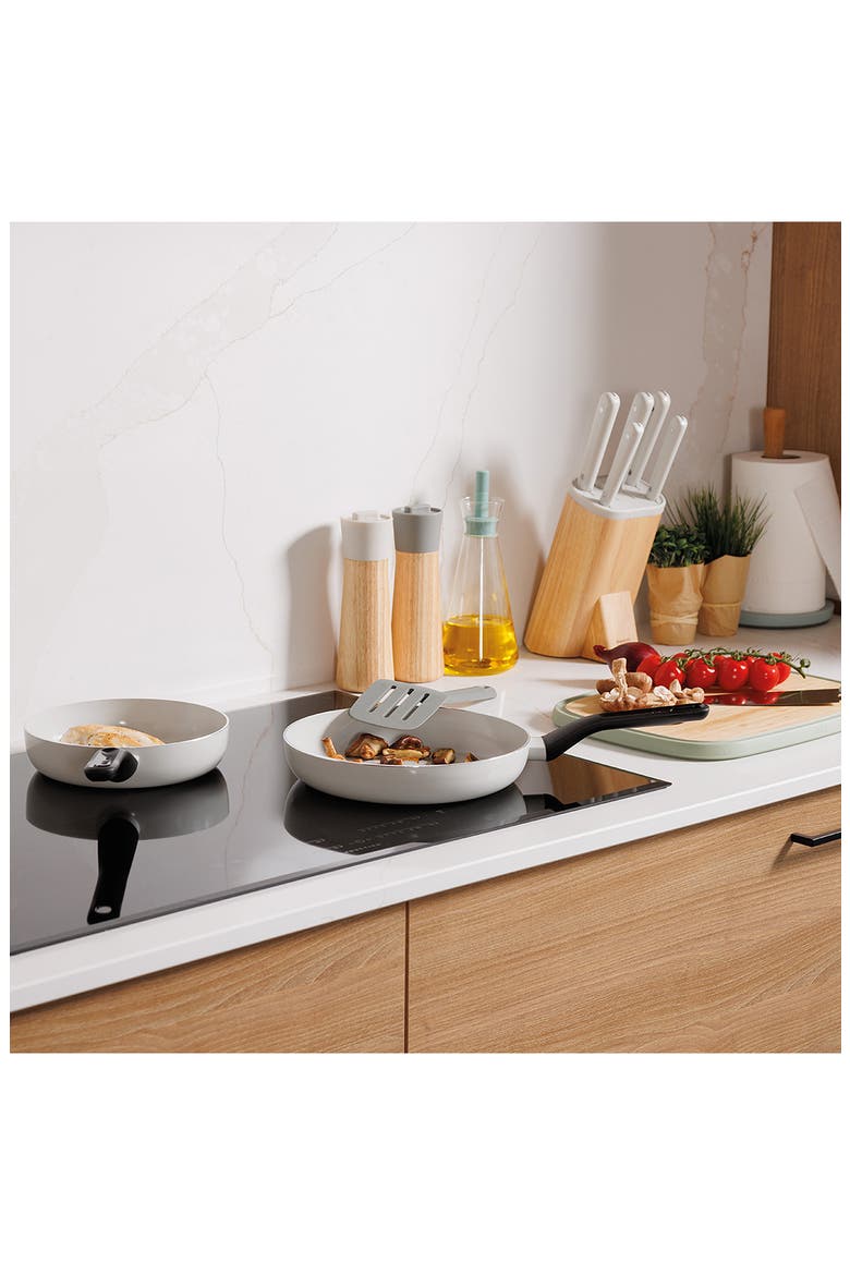 Leo Glints 2-Piece Fry Pan Set, Alternate, color, CREAM