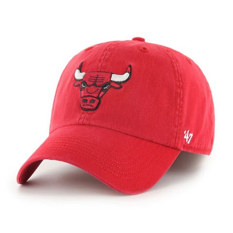 Men's '47 Red Chicago Bulls  Classic Franchise Fitted Hat