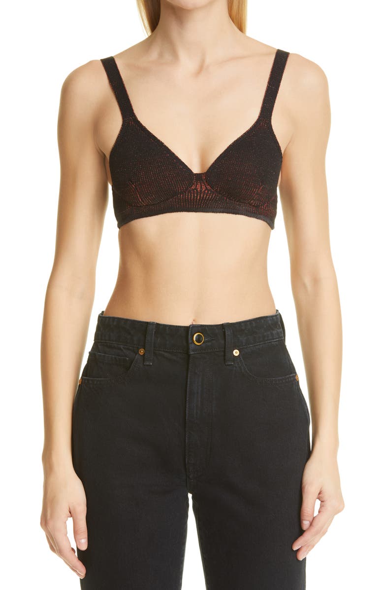 Isa Boulder Bravery Knit Bra, Main, color, 