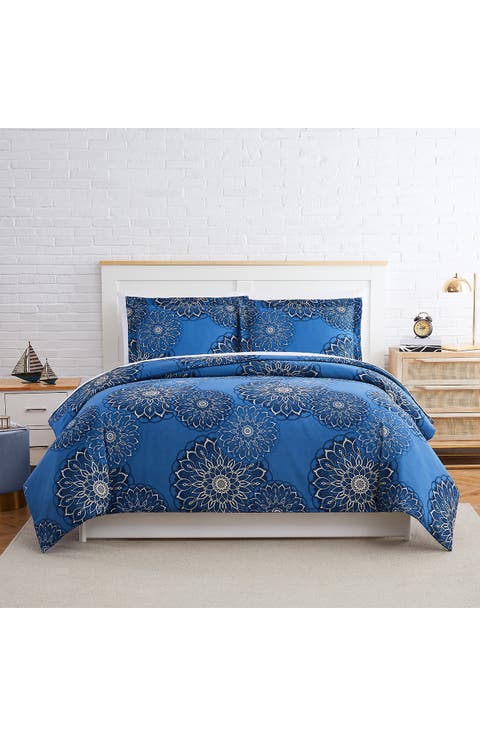 Southshore Fine Linens Luxury Collection 300 Thread-Count Percale Long Staple 100% Cotton Oversized Duvet Cover Set