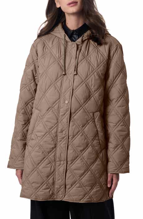 Bernardo Hooded Quilted Liner Jacket