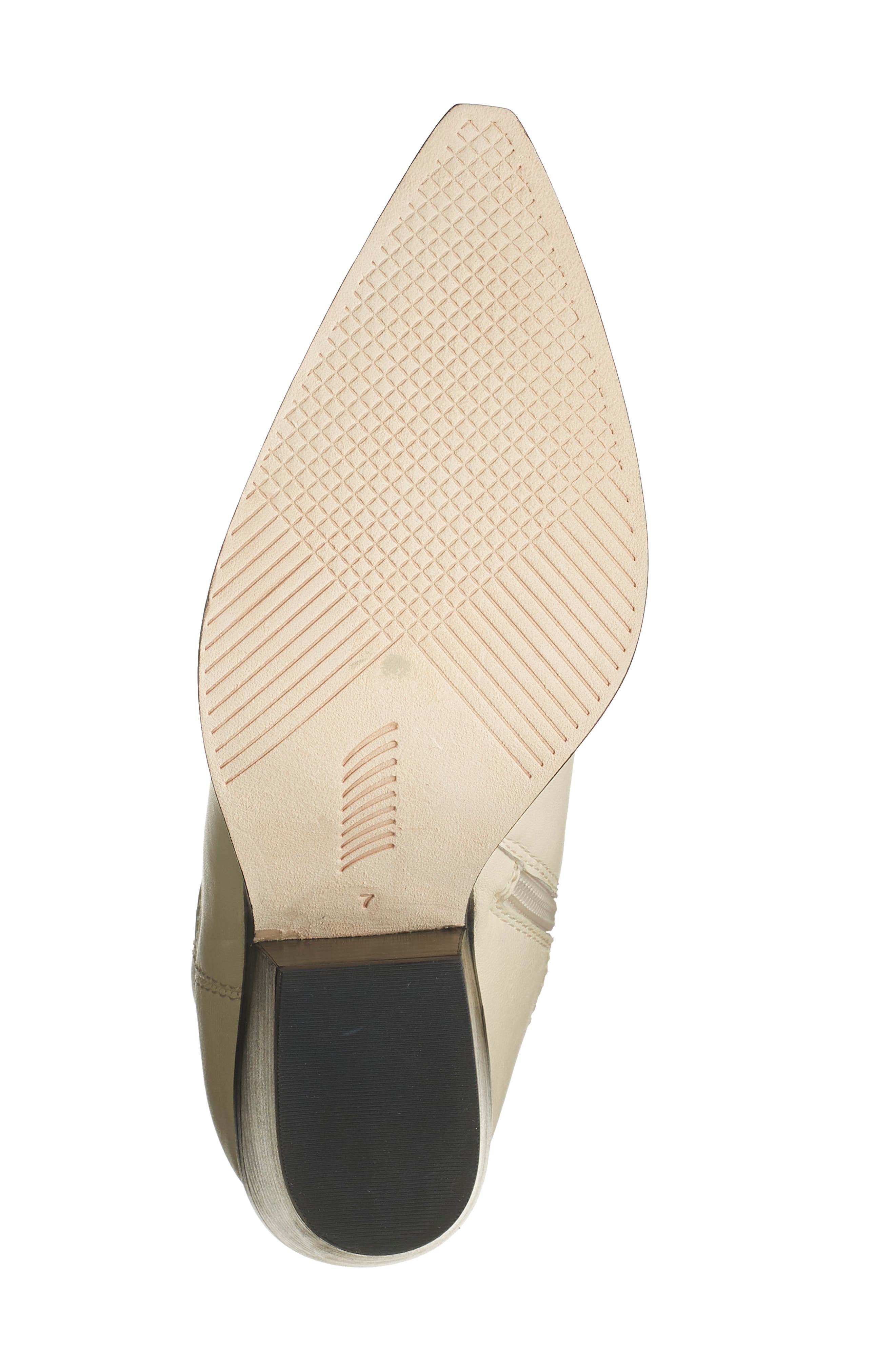 Lucy Leather Boot, Alternate, color, BONE