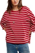 Free People Second Sense Striped T-Shirt