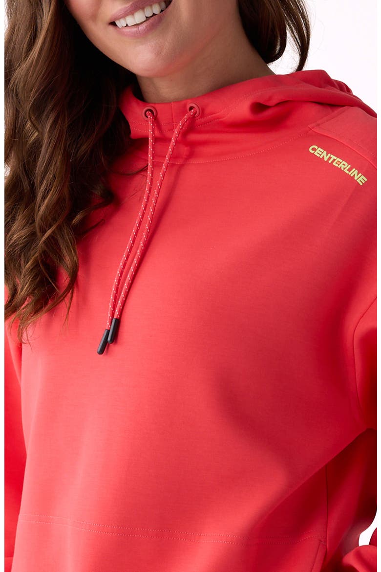 Après Women's Hooded Sweatshirt, Alternate, color, Sunset Coral
