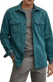 Brooks Brothers Wool Blend Overshirt