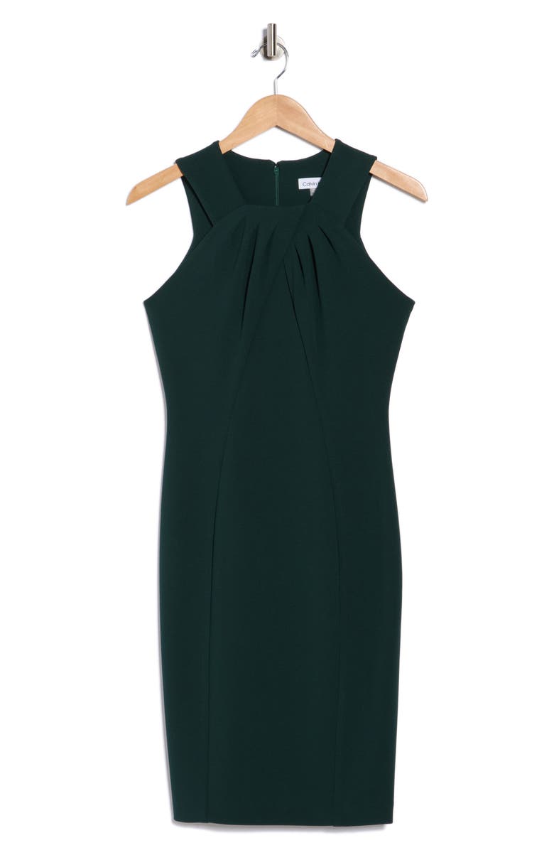 Calvin Klein Sleeveless Sheath Dress, Main, color, Malachite