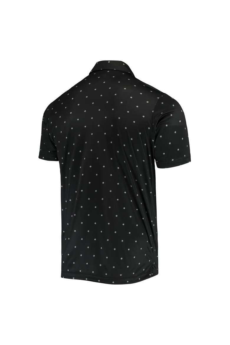 Men's Antigua Black Oakland Athletics Major Polo, Alternate, color, Black