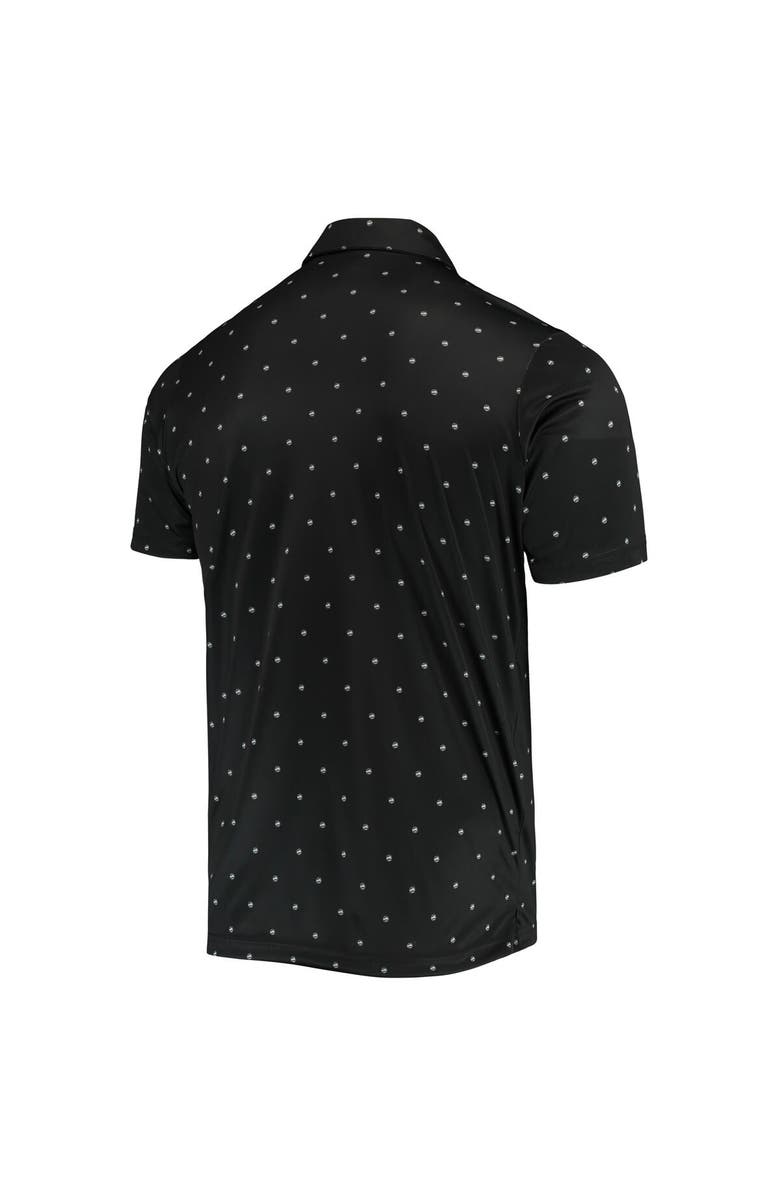 ANTIGUA Men's Antigua Black Oakland Athletics Major Polo, Alternate, color,