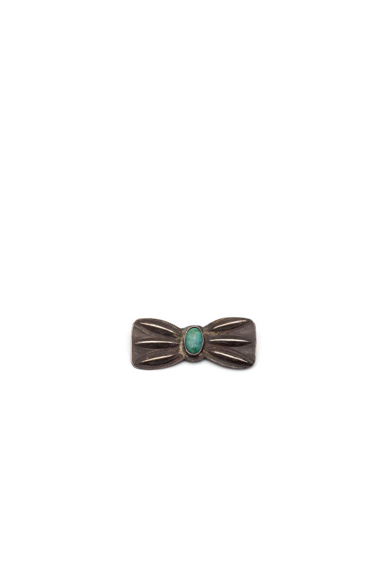 Turquoise Central Pin, Main, color, Silver