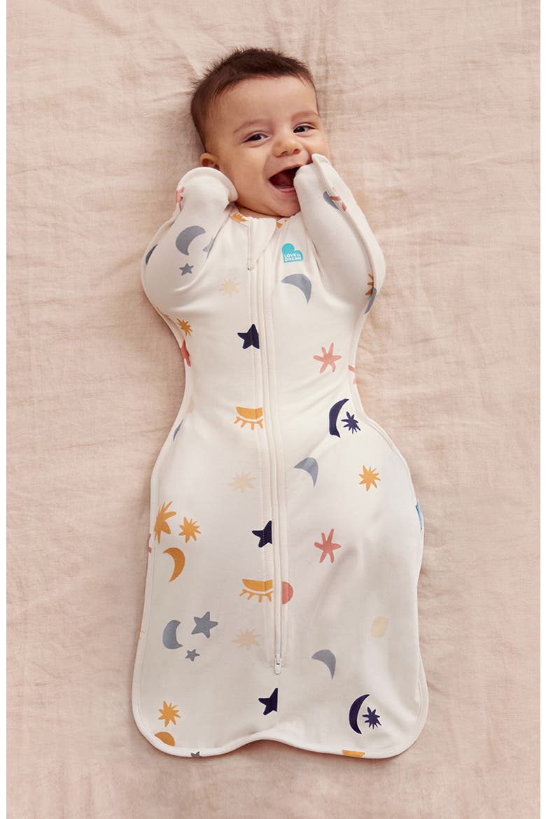 Swaddle Up™ 1.0 TOG Organic Stretch Cotton Swaddle, Alternate, color, LUNAR