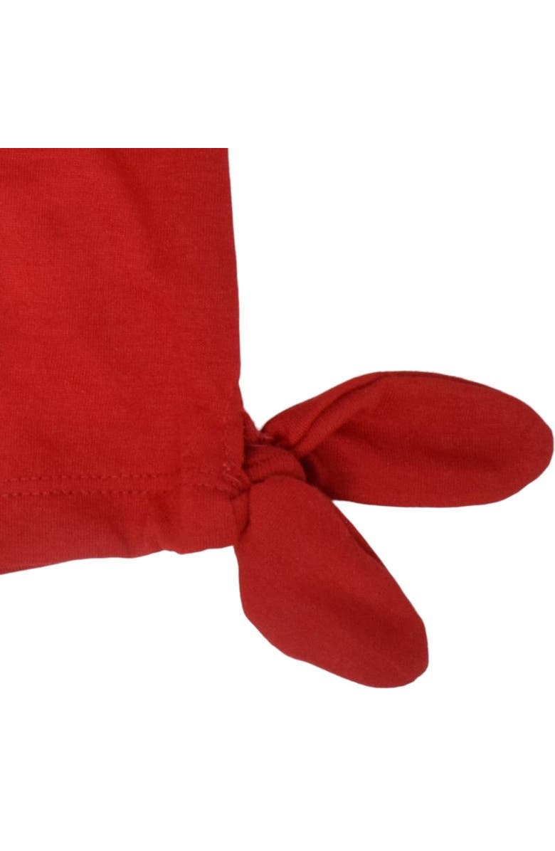 Disney T-Shirt & Chambray Shorts Set, Alternate, color, Red Pin Stripes