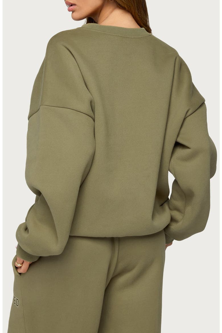 Major Graphic Sweatshirt, Alternate, color, OLIVE