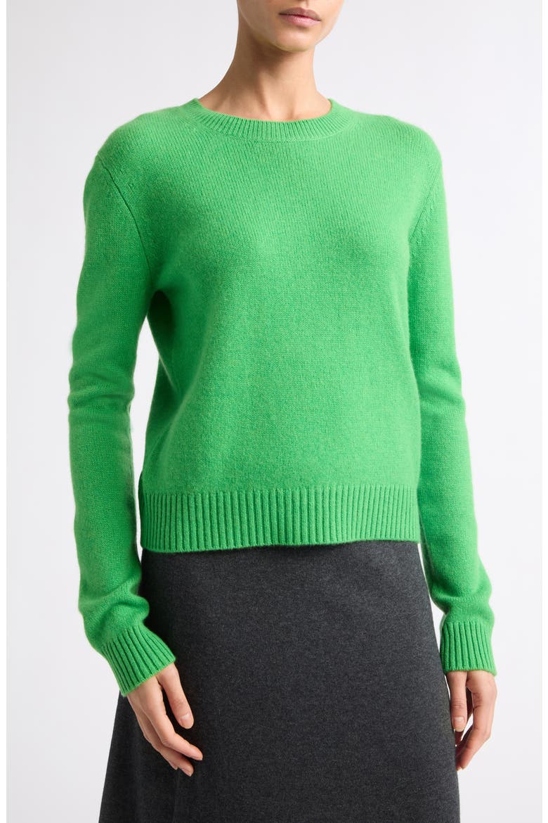 Mable Cashmere Crewneck Sweater, Alternate, color, BASILICO