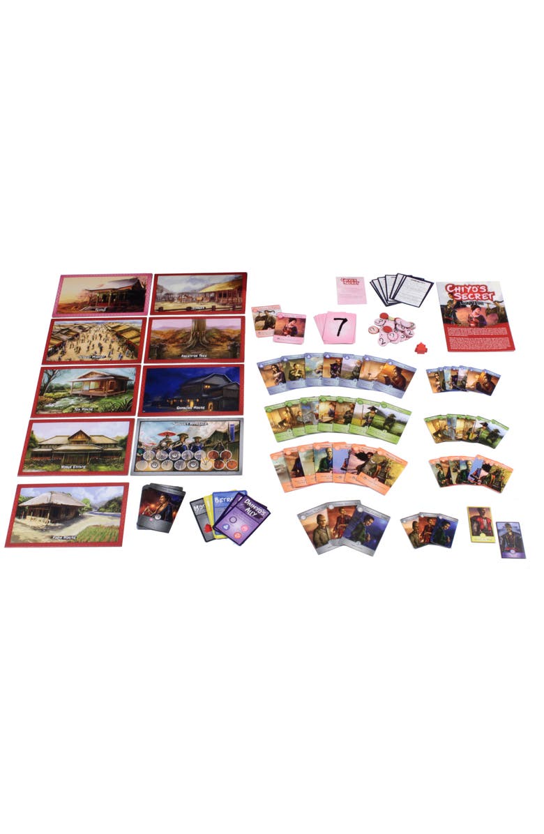 WizKids Games Chiyo's Secret Competitive Board Game, Alternate, color, Multicolored