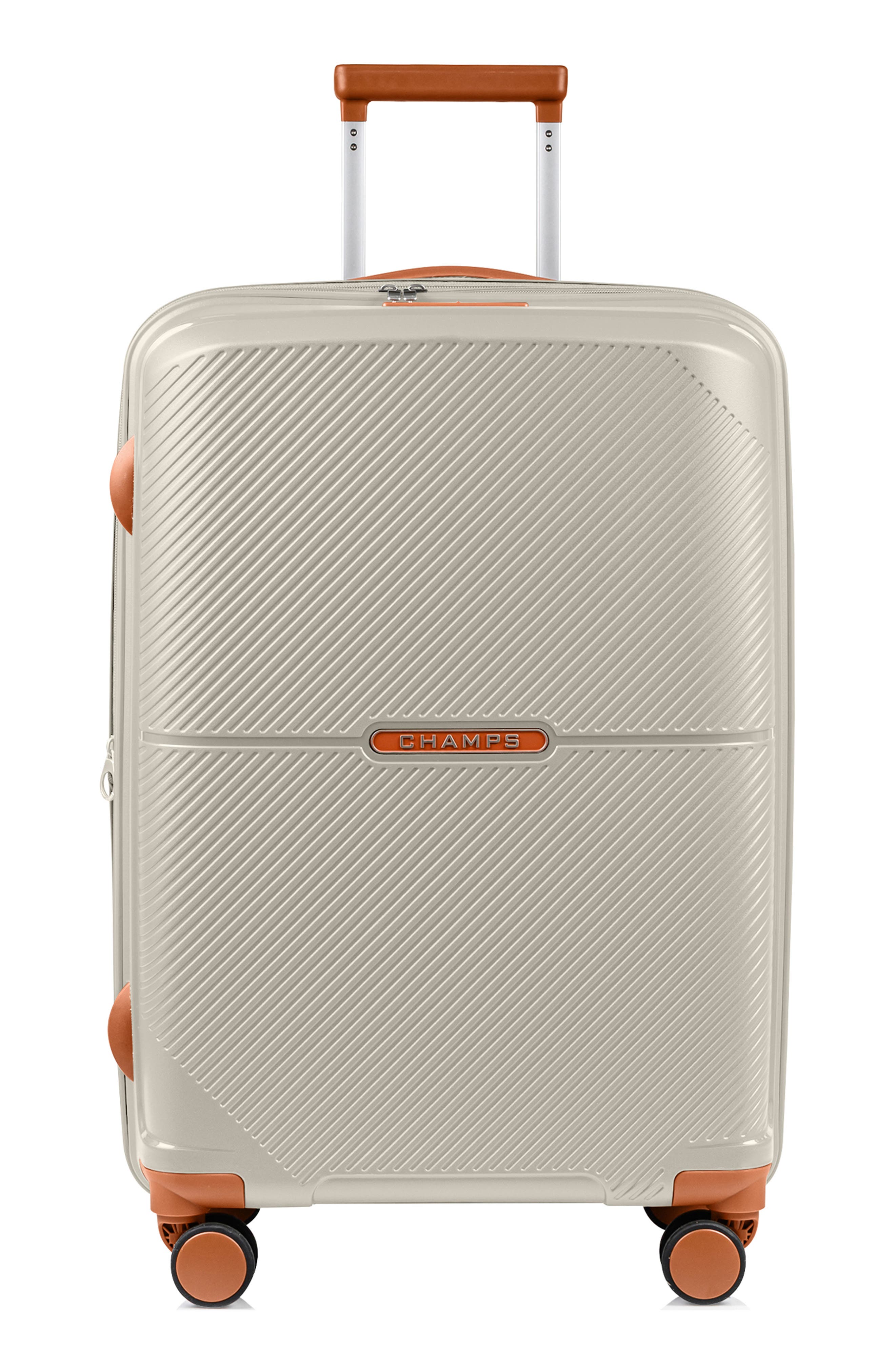 Vintage Aura Medium Hardside Checked Suitcase