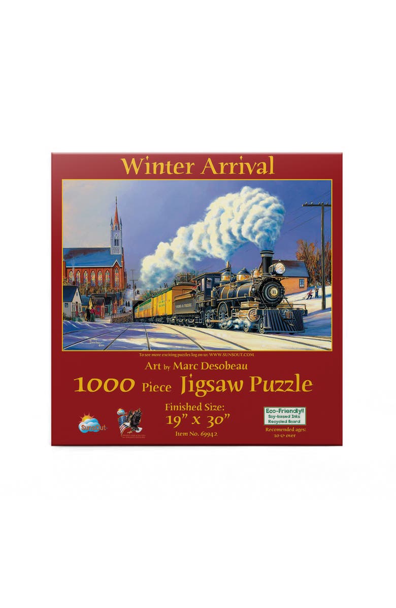 Sunsout Winter Arrival 1000 piece Jigsaw Puzzle for Adults, Alternate, color, Multicolor