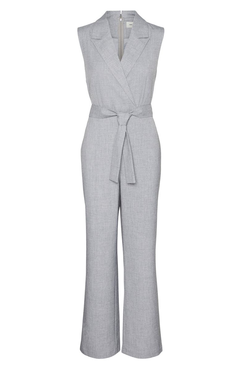 VERO MODA Yolanda Sleeveless Belted Jumpsuit, Alternate, color, 