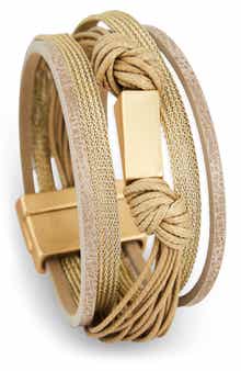 SAACHI Mixed Media Multistrand Bracelet