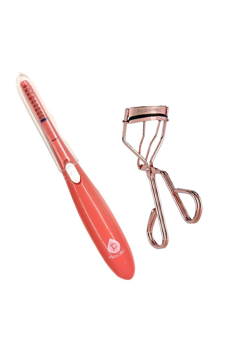 Salon Eyelash Curler & Heated Eyelash Curler, Main, color, Multicolor