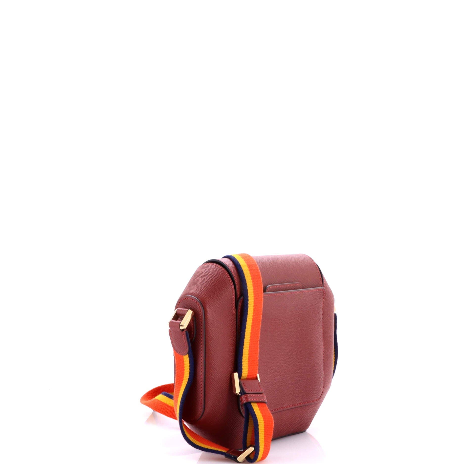 Pre-Owned Hermes Octagone Bag Epsom 23, Alternate, color, Rouge H