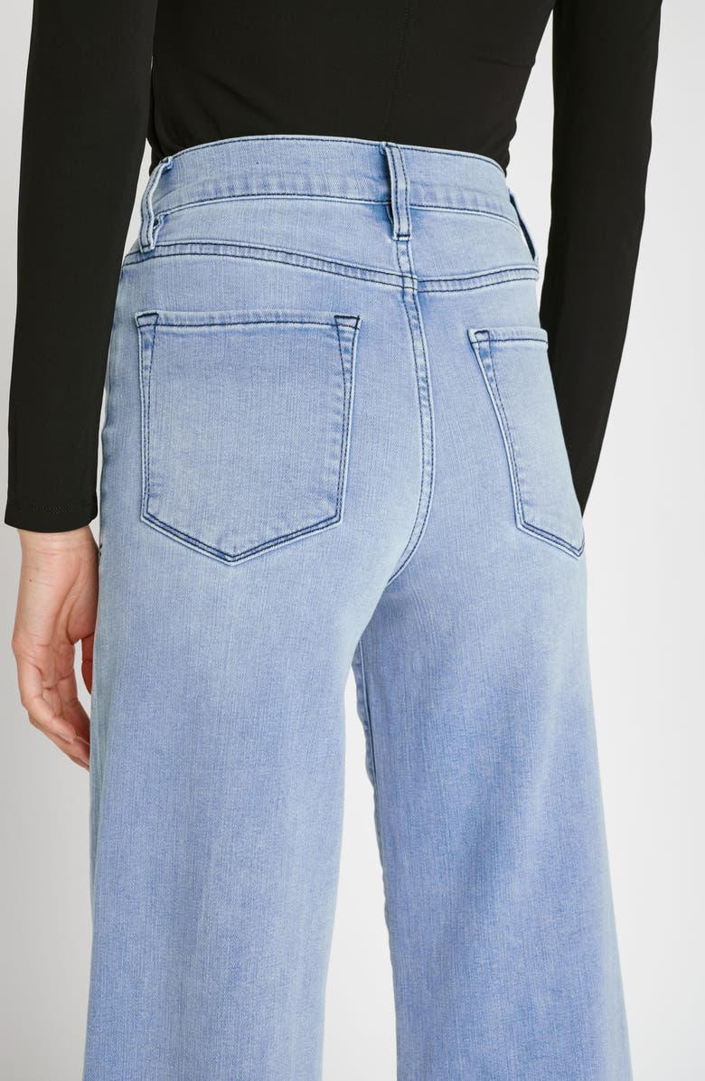 FRAME Le Palazzo Crop Wide Leg Jeans, Alternate, color,
