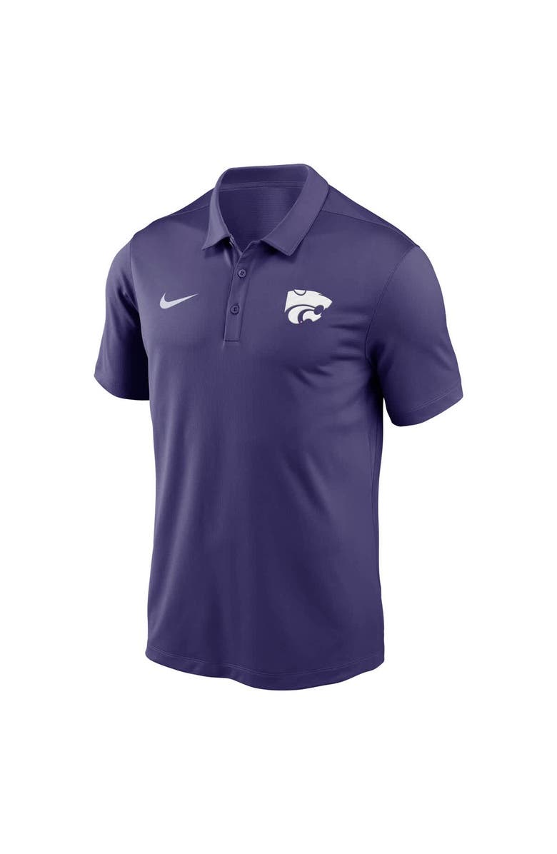 Nike Men's Nike Purple Kansas State Wildcats Victory Solid Performance Polo, Alternate, color, Purple