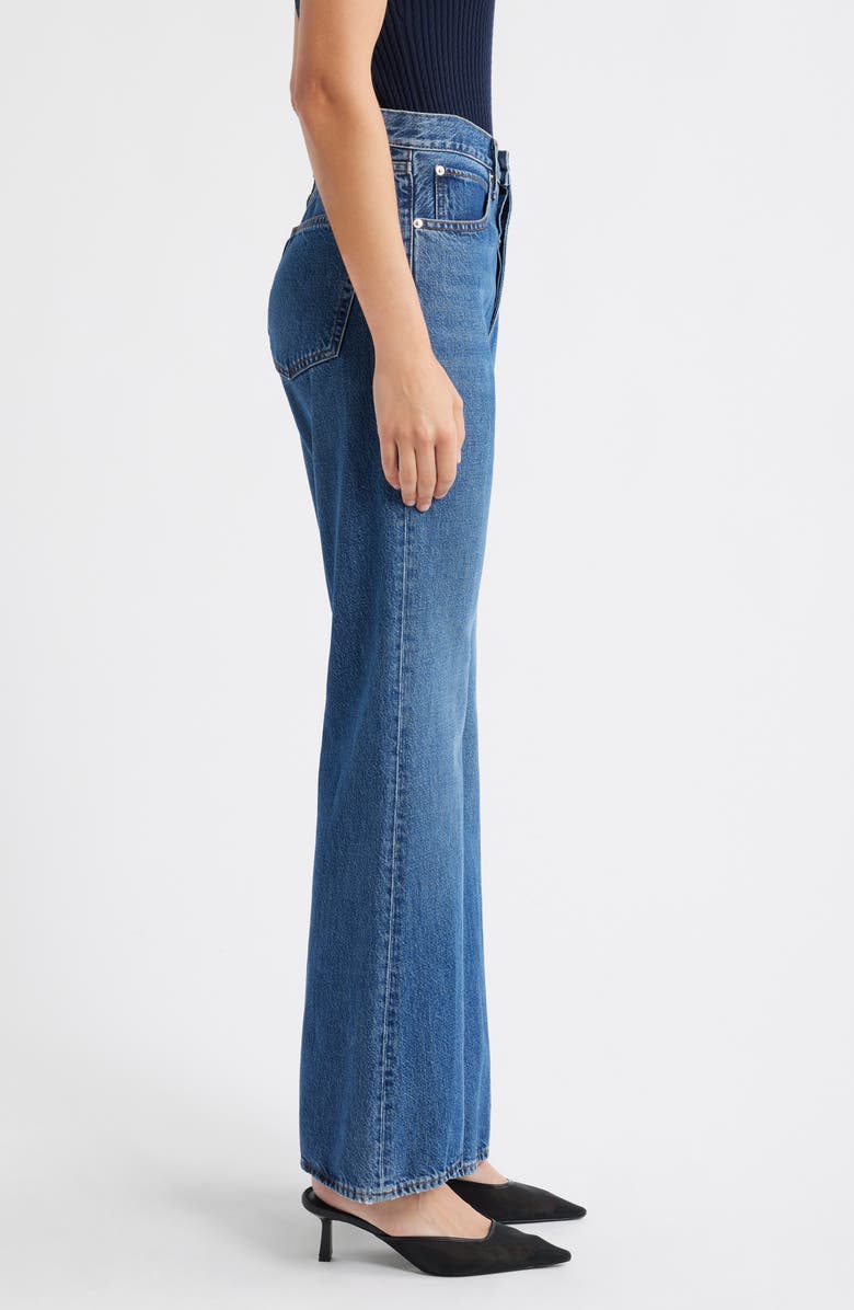 FRAME The Lax High Waist Flare Jeans, Alternate, color, Pilot