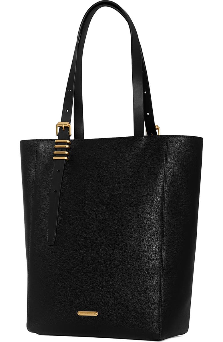 Rebecca Minkoff Buckle Up Tote Bag, Alternate, color, Black