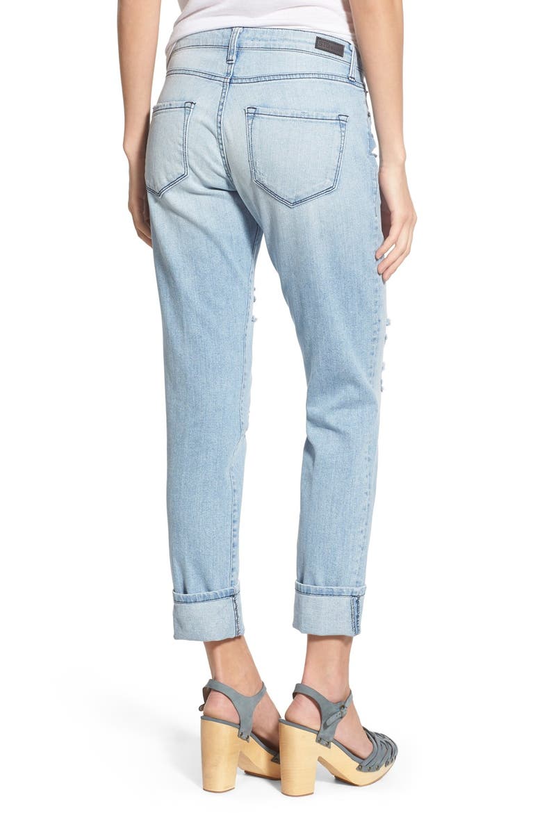 'Taylor' Distressed Jeans, Alternate, color, MANHATTAN BEACH