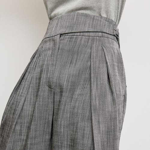 M.m.lafleur Bronny Cummerbund Trouser In Black/white