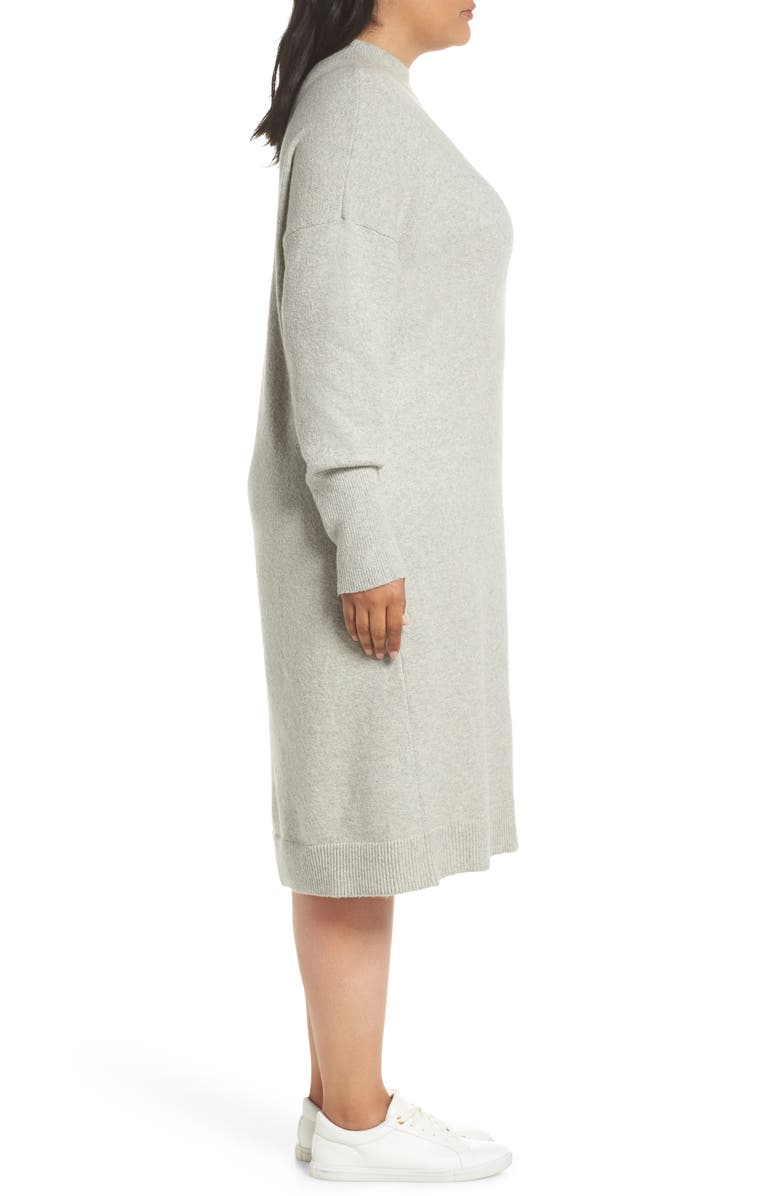BP. Mock Neck Sweater Dress, Alternate, color, 