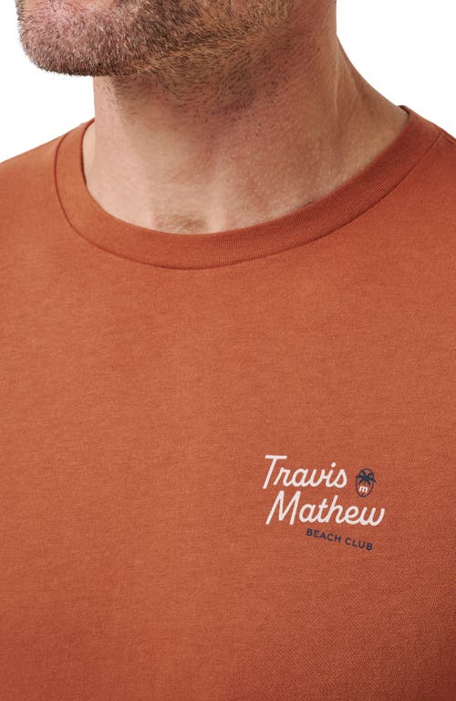 Travismathew Oceanfront Room Graphic T-shirt In Brown