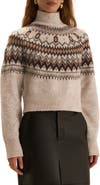 Favorite Daughter The Chalet Fair Isle Turtleneck Sweater