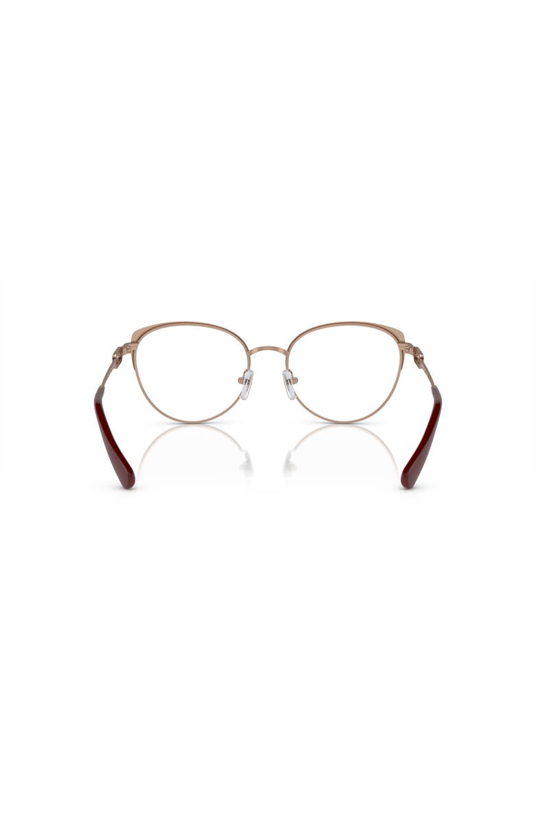 Emporio Armani 53mm Cat Eye optical glasses, Alternate, color, Copper