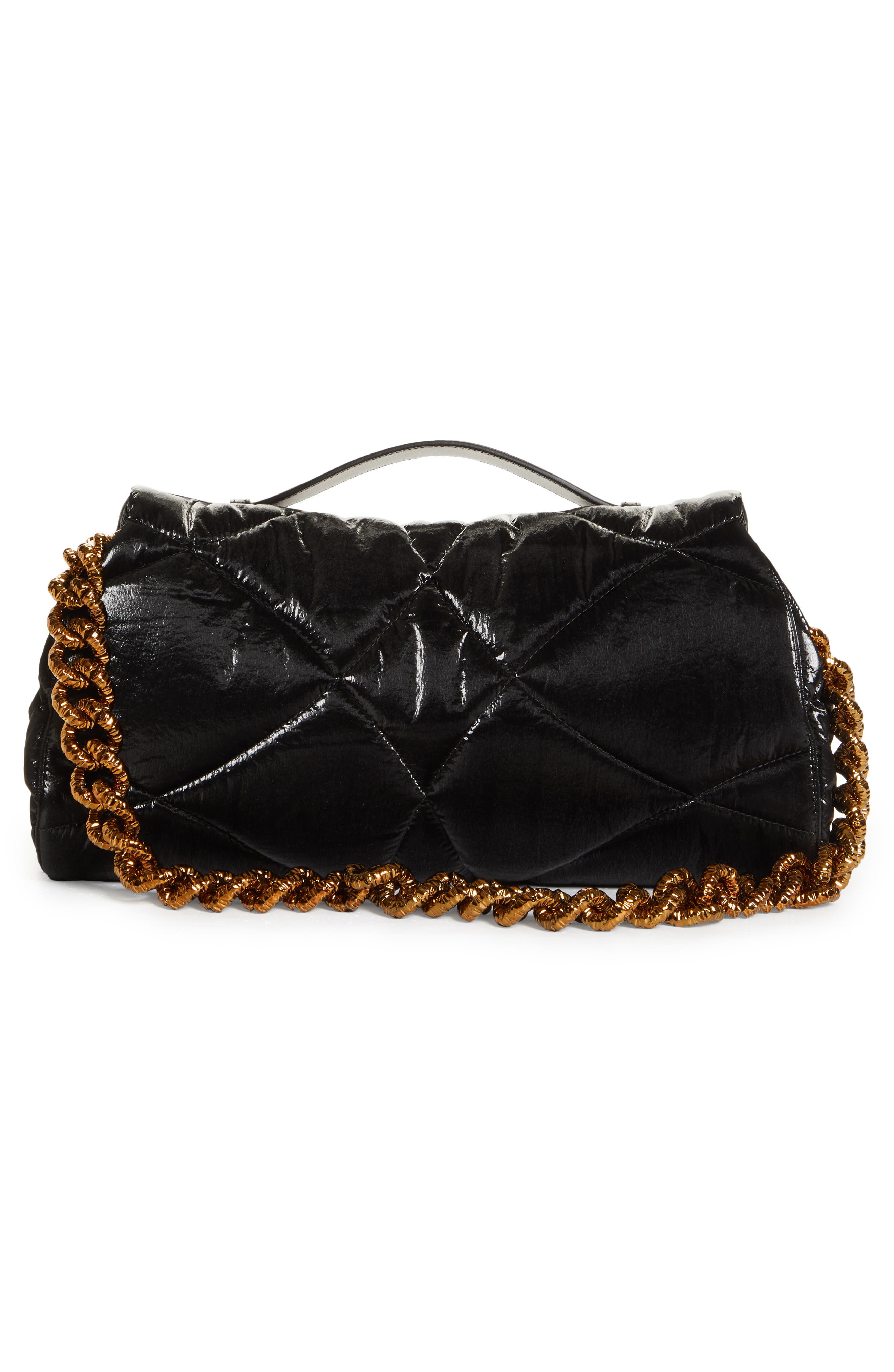 Dolce&Gabbana Devotion Quilted Shoulder Bag, Alternate, color, 