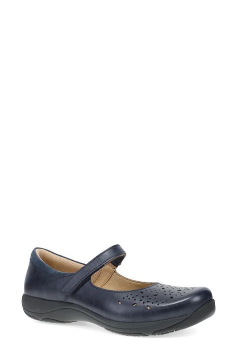 Stacy Wide Mary Jane Flat