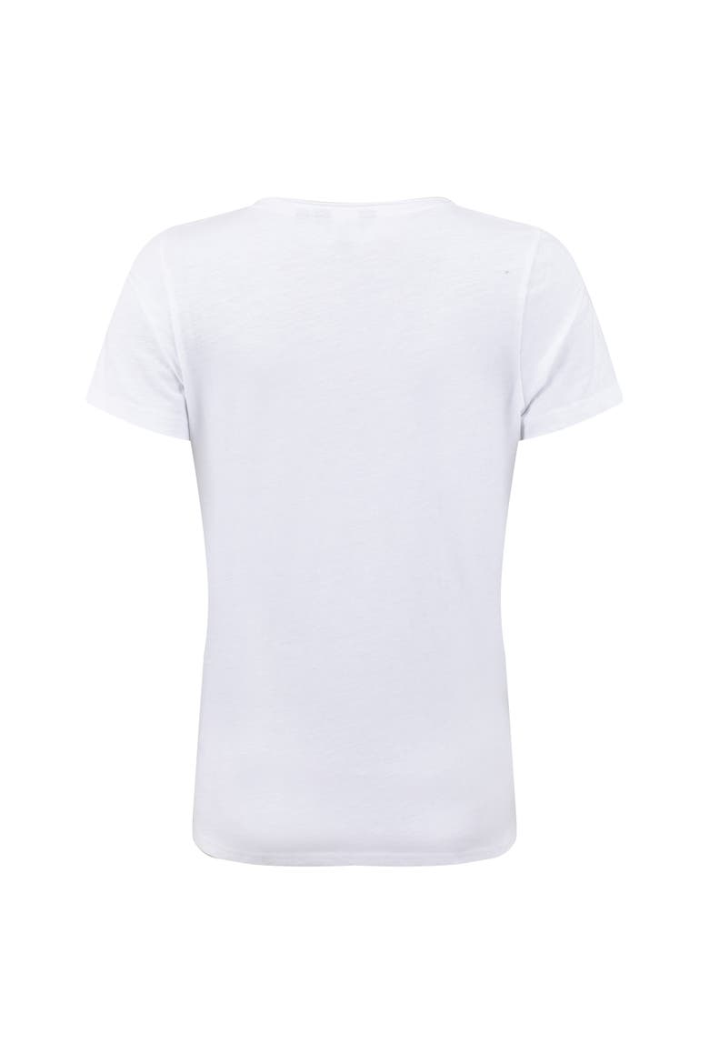 Hailey V-Neck T-Shirt, Alternate, color, White