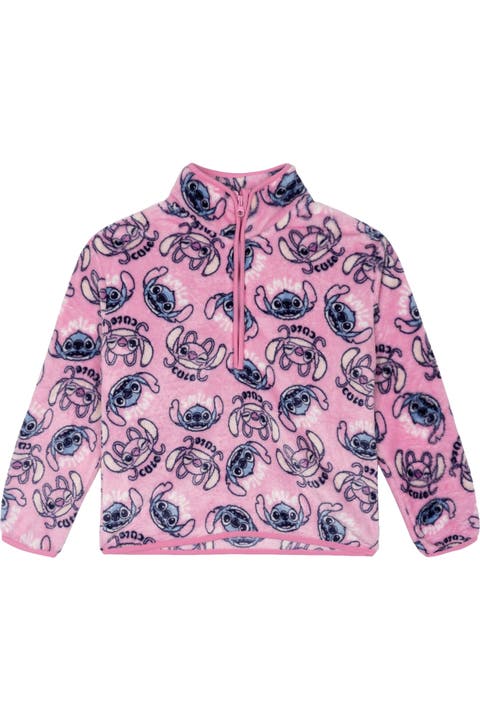 Lilo & Stitch Fleece Half-zip Pullover Sweatshirt (toddler, Little Kid & Big Kid)