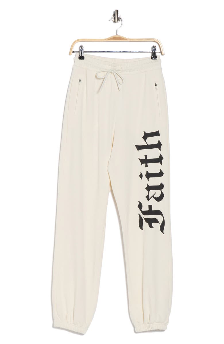 Faith Connexion Faith Sweatpants, Alternate, color, Off-White
